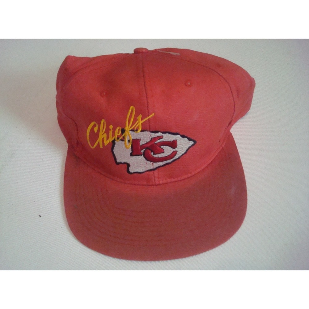 KANSAS CITY CHIEFS AJD   SNAPBACK 90S‎  CAP DEADSTOCK  VINTAGE T7